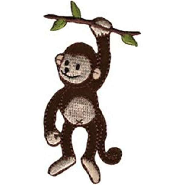 Littlest pet shop monkey applique iron on fabric 3 inch Littlest pet shop monkey applique iron on fabric 3 inch